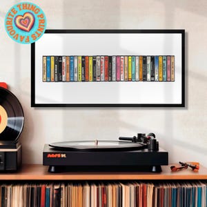 1970s Music Print - Customizable Gift - 70s Gift - Personalized Print