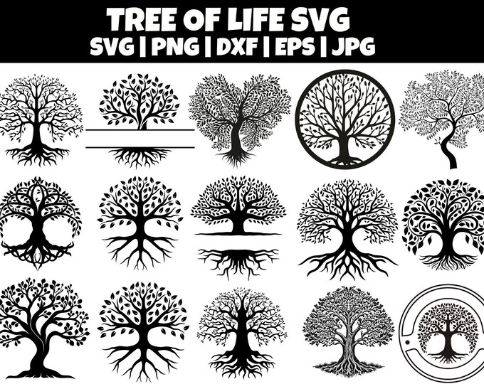 20 Tree of Life Svg, Tree of Life Svg Cut Files for Cricut, Celtic Tree ...