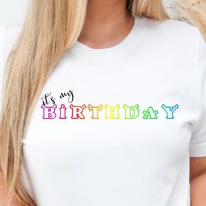 It’s My Birthday Shirt, Birthday Party Outfit Tee, Birthday Girl Boy T-Shirt, Birthday Celebration Top, Birthday Gift Shirt, Happy Birthday