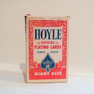 Vintage verzamelkaarten Hoyle Giant speelkaarten volledig kaartspel met één joker
