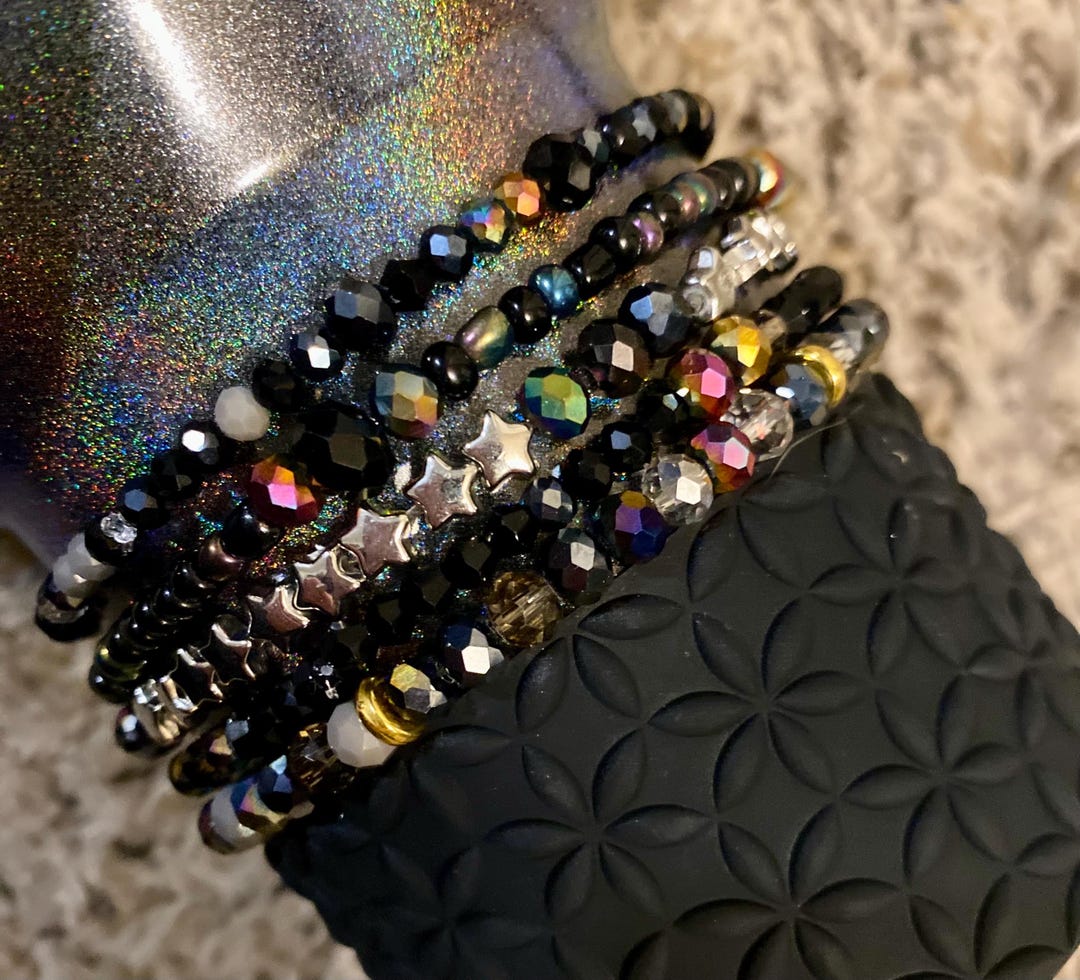 Midnight Glitz Stanley 5 STACK Crystal Bracelets - Etsy