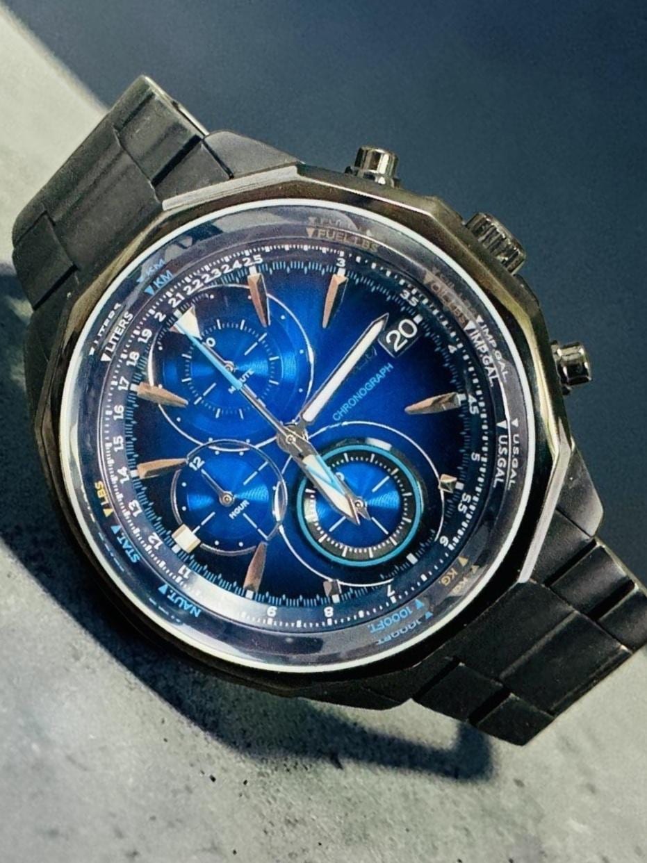 Seiko WIRED VK63-K006 Men's Meca-quartz Chronograph Watch Circa