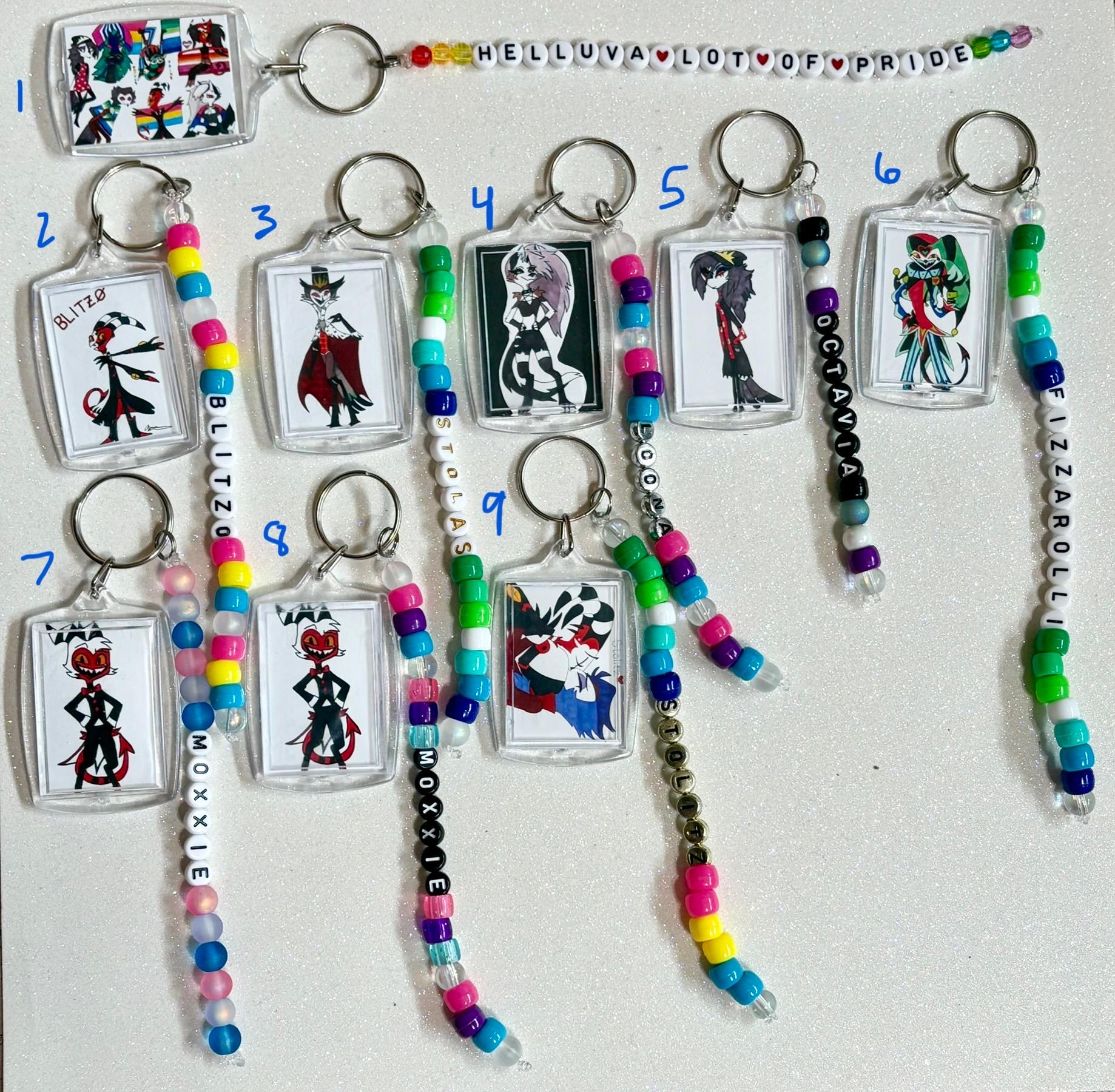 Helluva Boss Pride Photo Keychains - Etsy