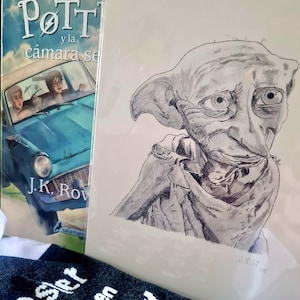 Dobby A5 Pencil Print