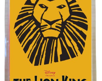 The Lion King. Broadway. Fridge Magnet.