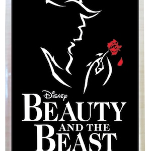 Beauty and the Beast. Musical Broadway Fridge Magnet