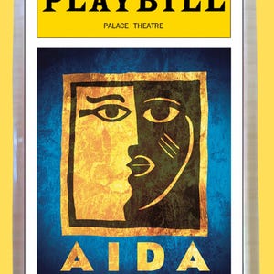 Aida Broadway Fridge Magnet