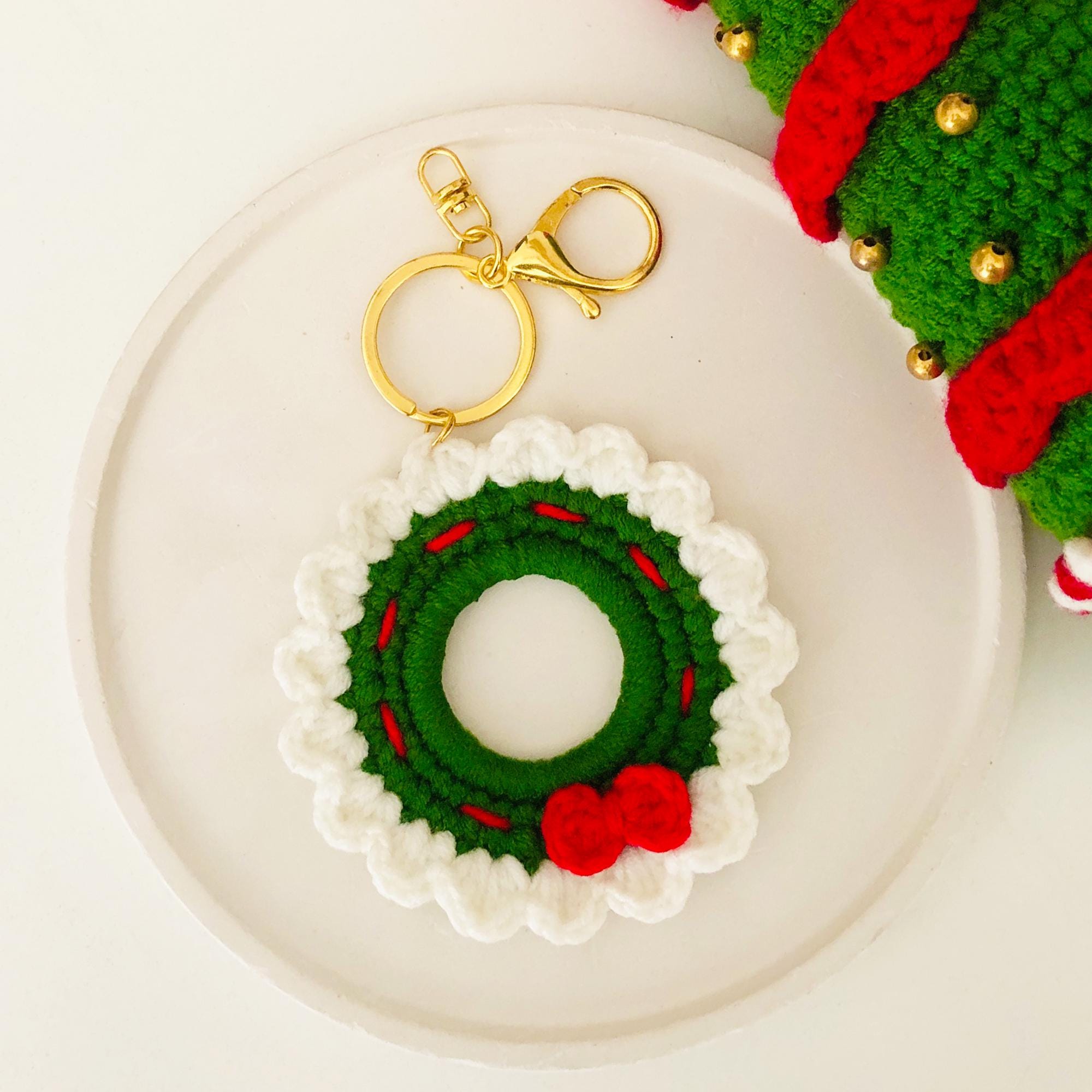 gorogoro クリスマスリースキーホルダー リース キーホルダー