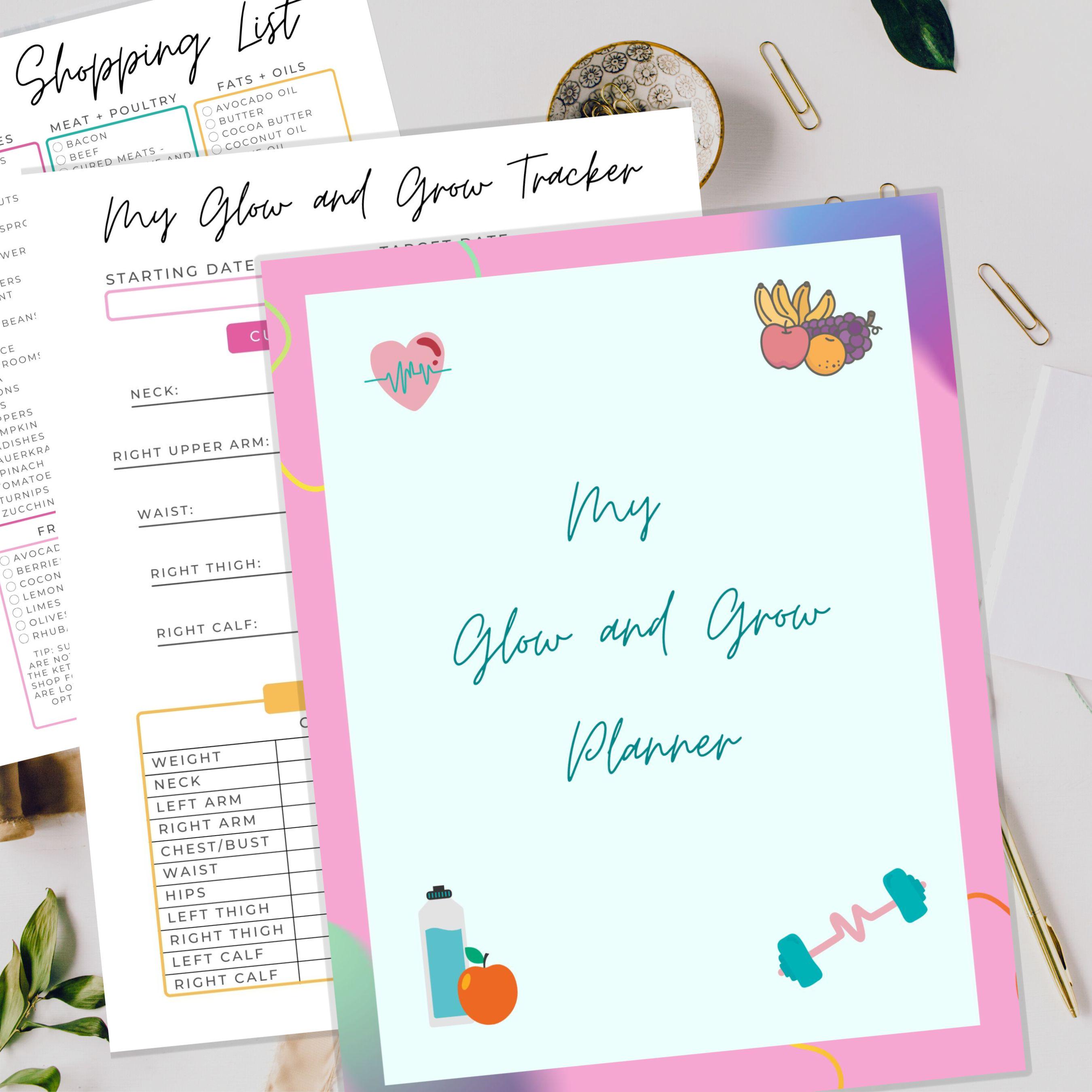Printable Health and Fitness Binder Bundle Health Journal Exercise ...