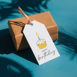 Printable Birthday Gift Tag Bundle: Colorful Designs (Digital Download)