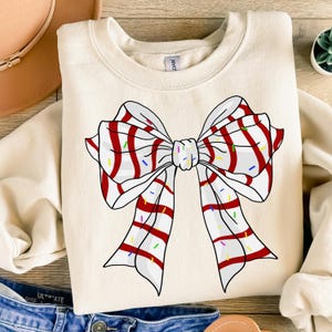 Cute Christmas Tree Cake Bow  Trendy Christmas Bow Png  Holiday Spirit Design Christmas Sublimation Design Digital Download Christmas Design