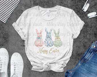 Watercolor Easter Bunny Print: Pastel Hues Spring Decor (Digital Download)