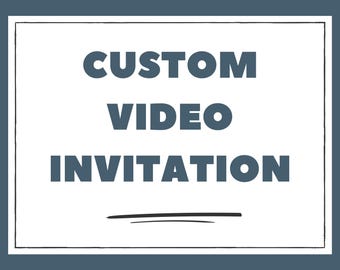 Invito video animato per la festa di compleanno: invito digitale personalizzato per bambini