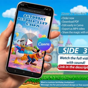 Mickey Mouse Clubhouse Birthday Video Invitation
