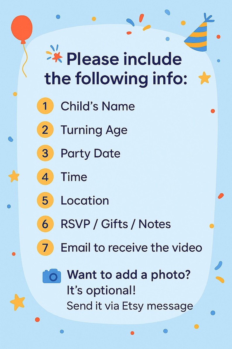 Animated Spidey Birthday Invitation Video