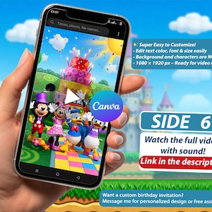Mickey Mouse Clubhouse Birthday Video Invitation