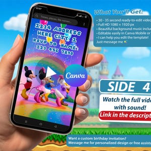 Mickey Mouse Clubhouse Birthday Video Invitation