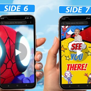 Animated Spidey Birthday Invitation Video