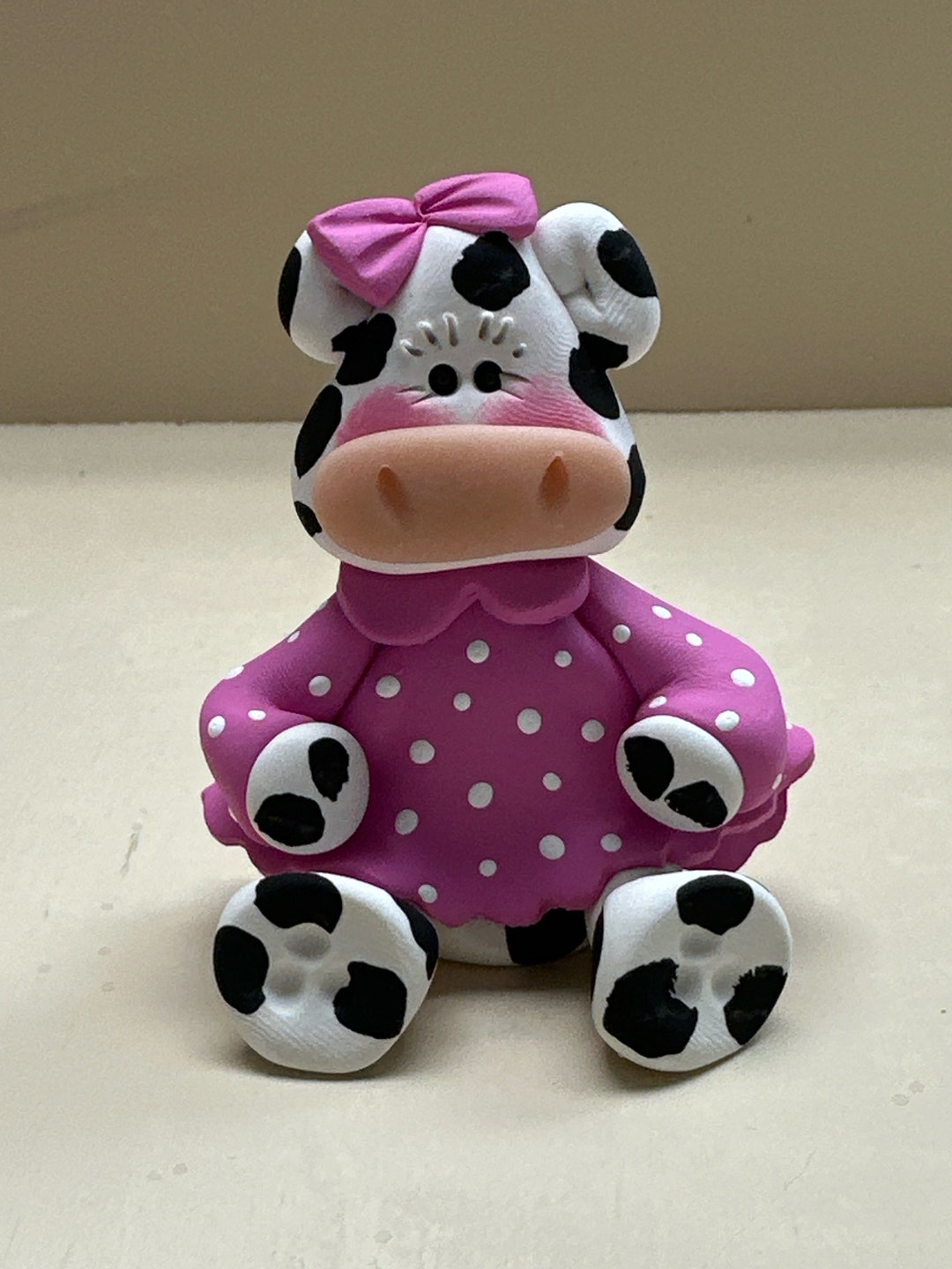 Light Pink Cow Print Dress