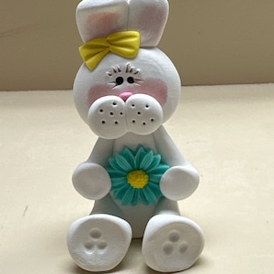 Bunny with a flower