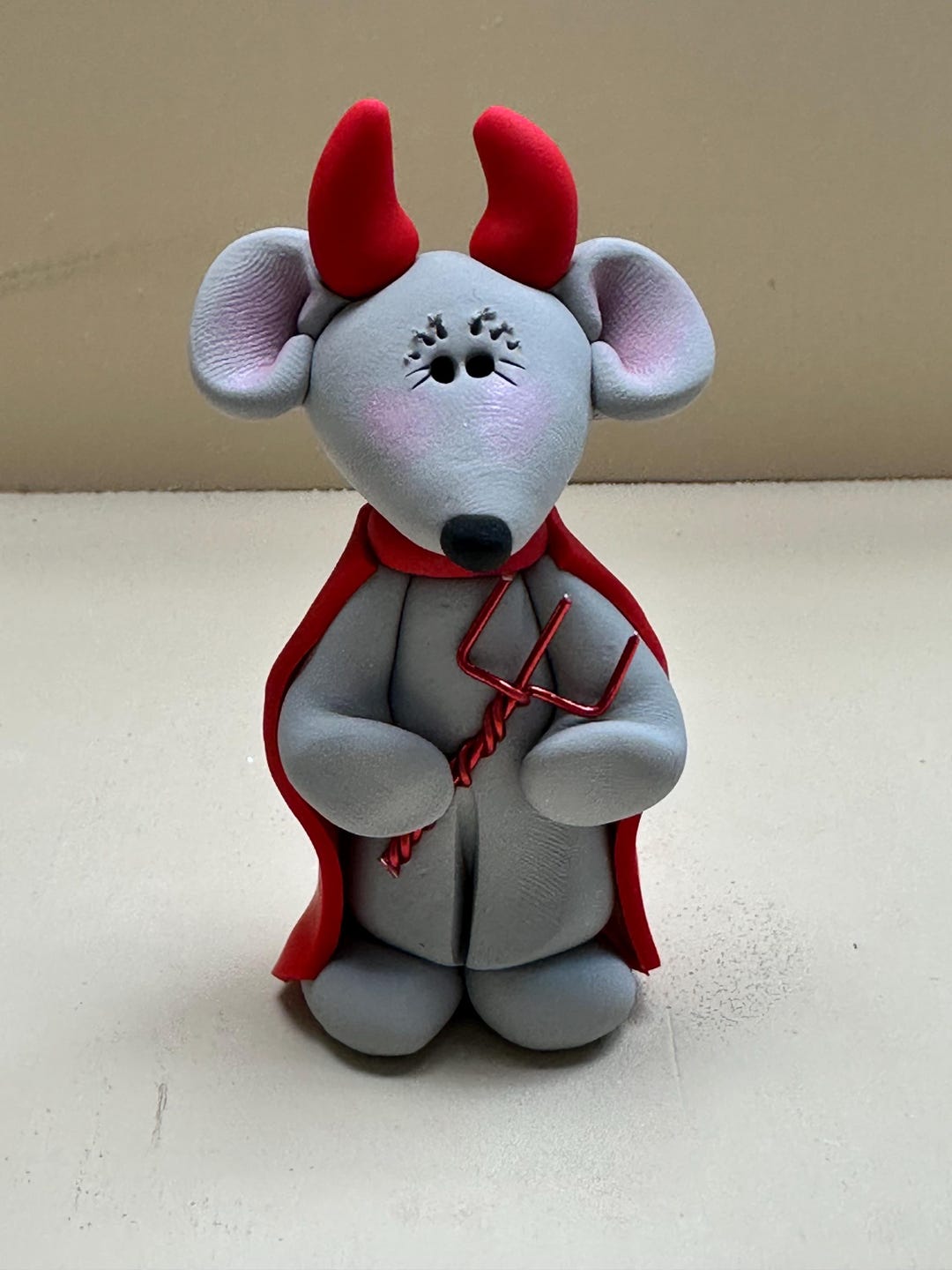 Mouse Dressed as a Devil - Etsy
