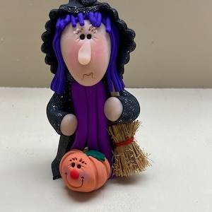 Standing witch decoration