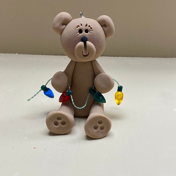Teddy Bear Ornament Etsy