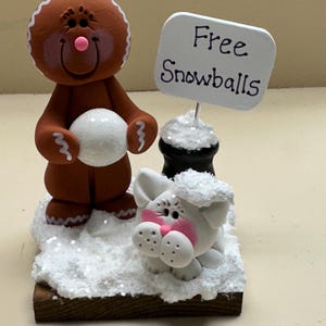 Gingerbread winter decoration