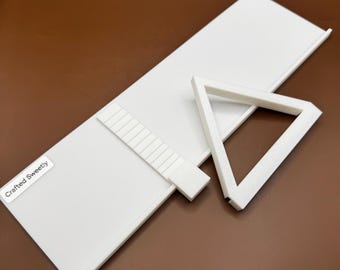 Book Folding Guide - Slide Guide - book folding tools, Straight, optional add on 45 degree