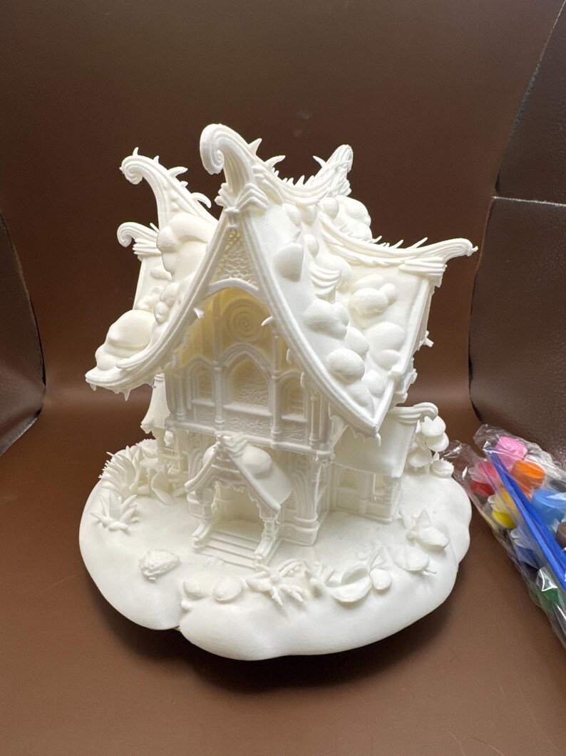 Fairy House Pixie Patch - DIY Paintable - Large Fairy House - Etsy