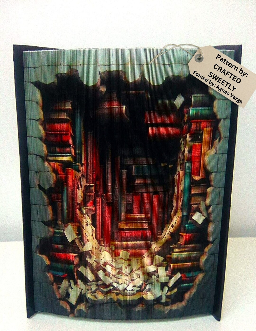 Foto Book Art - Photo Strip Book Design - Secret Library, Book Wall ...