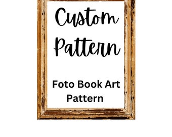 Fore Edge Foto Book Art - Photo Strip Book Design Pattern - CUSTOM Pattern