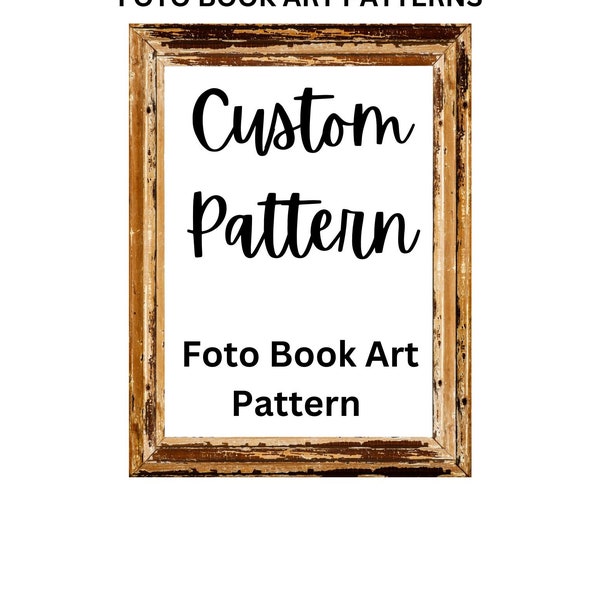 Fore Edge Foto Book Art - Photo Strip Book Design Pattern - CUSTOM Pattern