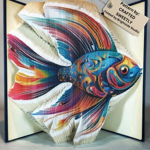 Foto Book Art - Photo Strip Book Pattern - Colorful Fish, Sea