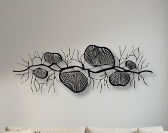 Abstract Metal Wall Art Inspired by Nature