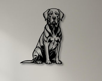 Labrador Metal Wall Art