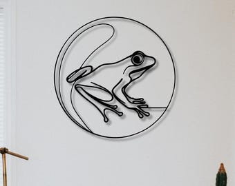 Frog Metal Wall Art