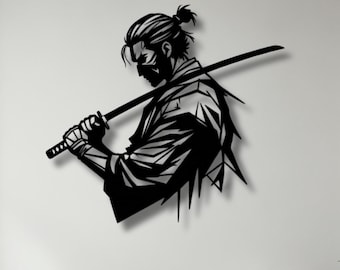 Samurai Metal Wall Art