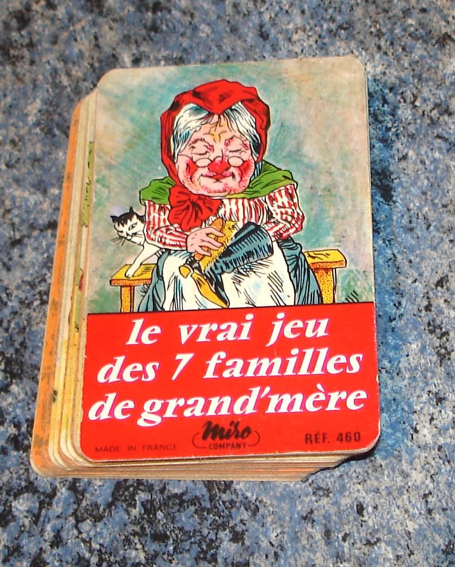 Jeu De 7 Familles Par Miro Company - Édition Vers 1960 - Bon état