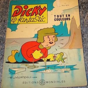 Old comic Dicky the fantastic