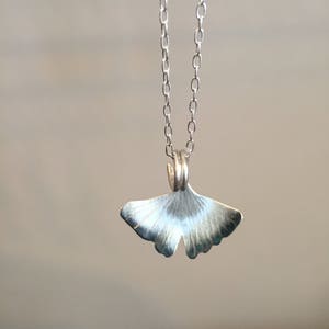 Ginkgo necklace, ginkgo pendant, ginkgo jewelry, nature lover, ginkgo leaf, jewelry, bronze ginkgo, gold ginkgo, leaf necklace,  gingko