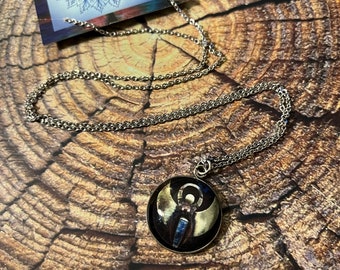 Goddess necklace, goddess pendant jewelry, goddess jewelry, glass goddess, art jewelry, angel necklace, angel jewelry, water element jewelry