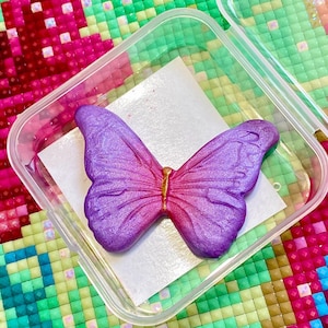 ThesStudios Scented Diamond Painting Putty Purple/Pink Butterfly. Wt 8-9. Scent: Grapes