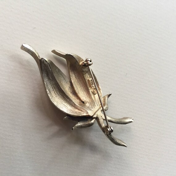 Vintage Silvertone PELL Brooch or Pin - image 2