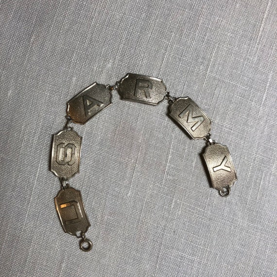 World War II USARMY Sweetheart Bracelet