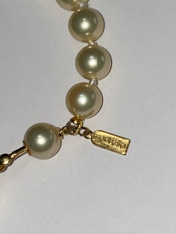 Vintage Marvella Pearl Necklace - image 9