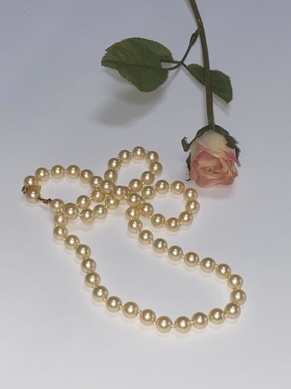 Vintage Marvella Pearl Necklace - image 1