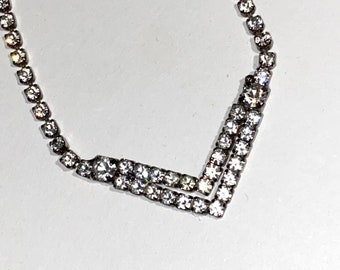 Vintage Rhinestone Necklace