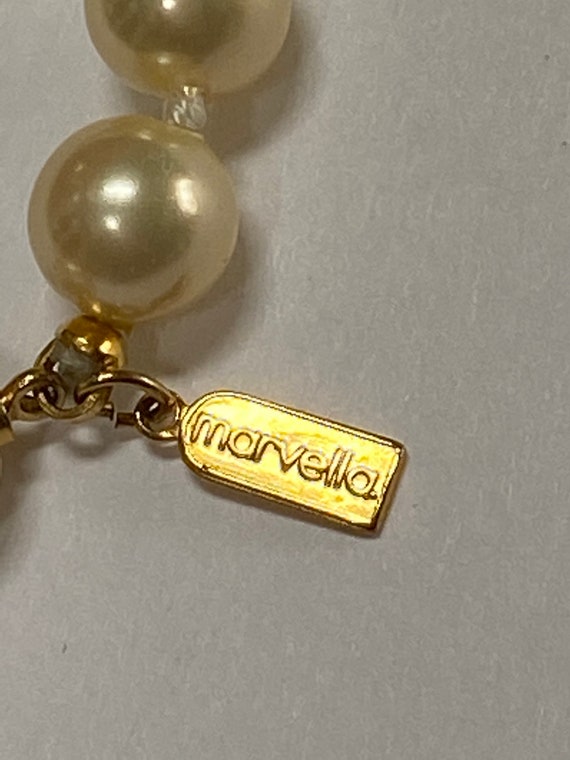 Vintage Marvella Pearl Necklace - image 2