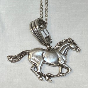 Necklace with a Horse Pendant